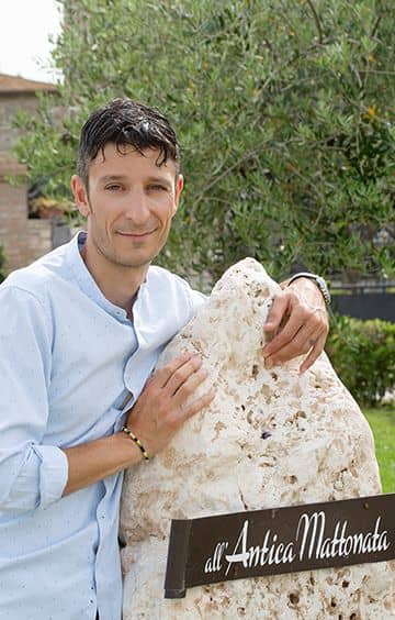 David Ascani, the owner of Agriturismo All'antica Mattonata