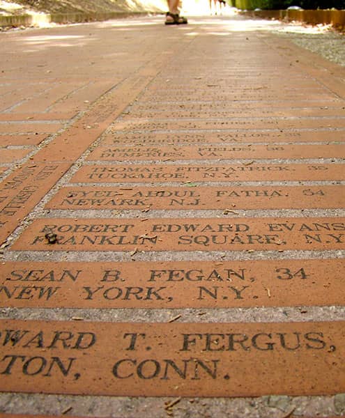 The road mattonata of Assisi. The path of Saint Francis